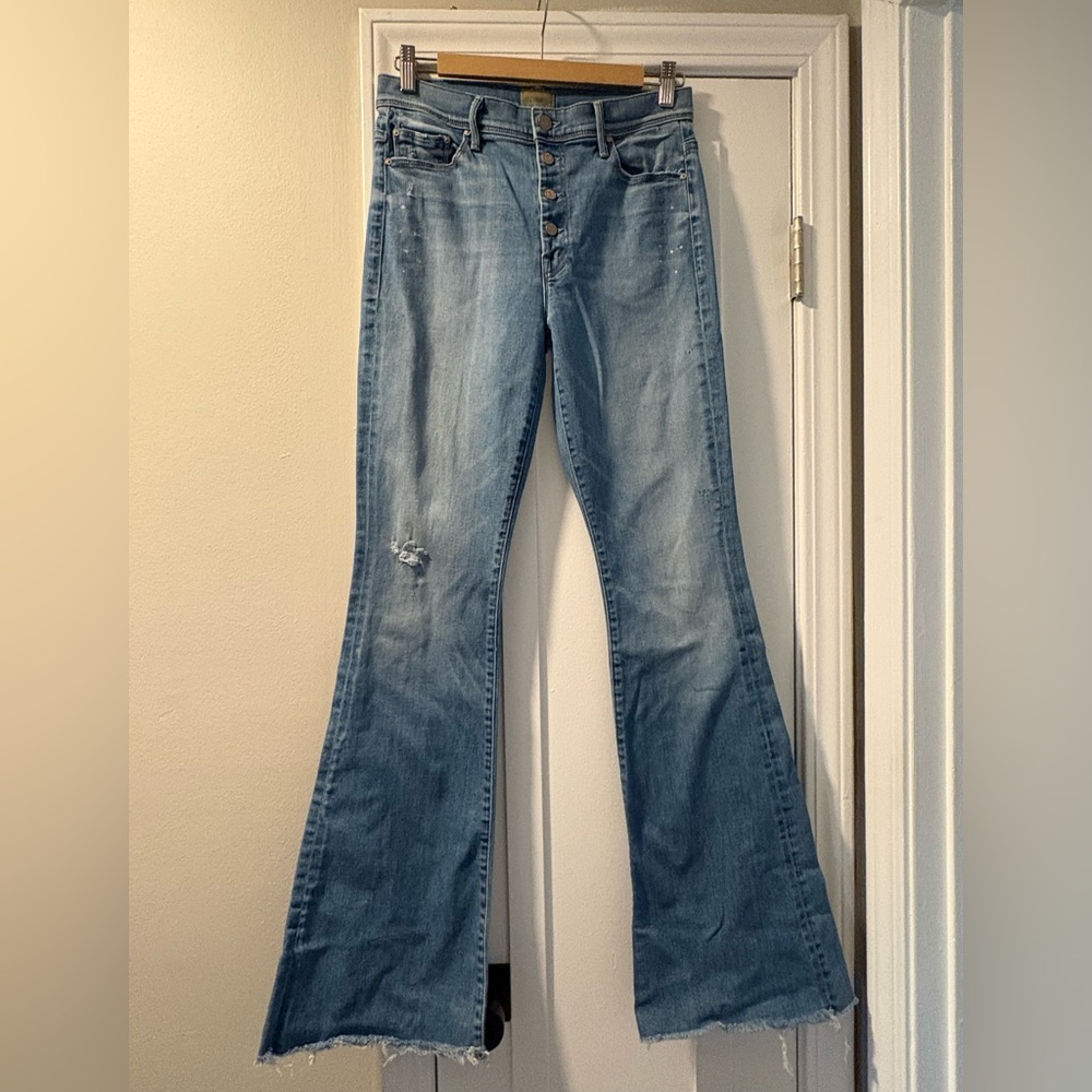 mother denim pixie cruiser fray